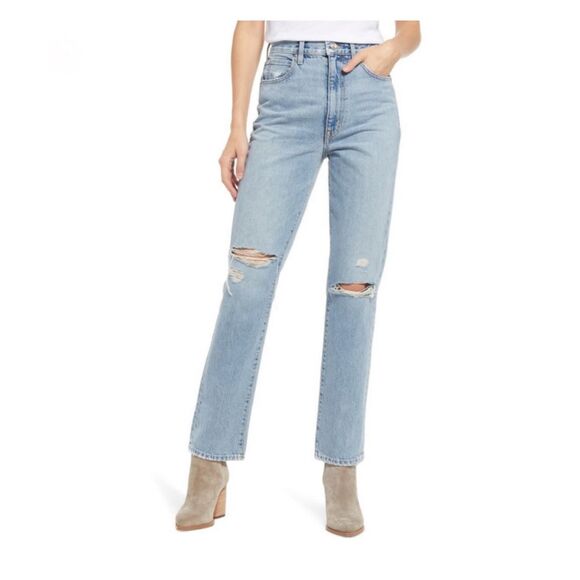 SLVRlake Sierra Slim Straight Stretch Denim in Valley of...